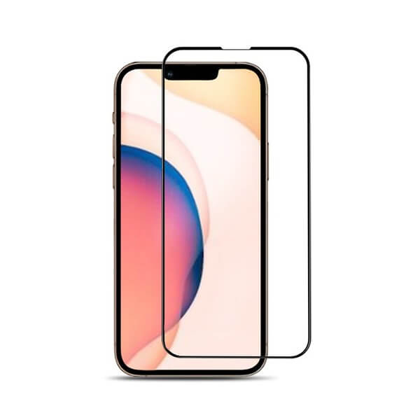 3x 3D ochranné tvrdené sklo s rámčekom pre Apple iPhone 13 mini - čierne - 2+1 zadarmo