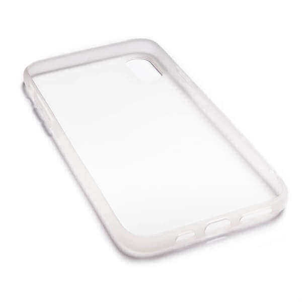 Silikónový matný obal pre Apple iPhone 12 Pro Max - biely