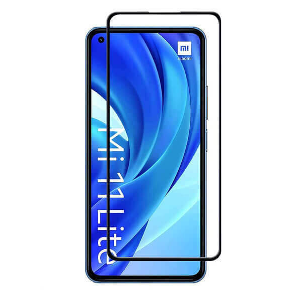 3x 3D ochranné tvrdené sklo s rámčekom pre Xiaomi Mi 11 Lite - čierne - 2+1 zadarmo