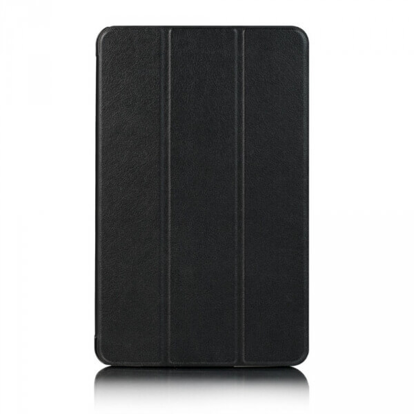 SES 2v1 Smart flip cover + zadný plastový ochranný kryt pre Samsung Galaxy Tab S8 Ultra - čierny 10116