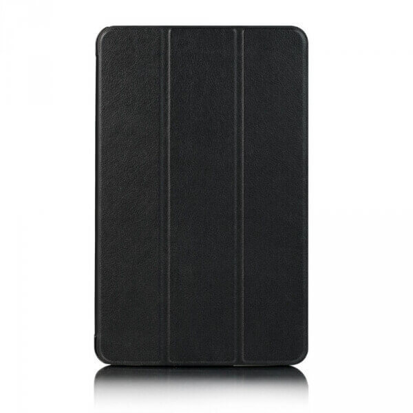 SES 2v1 Smart flip cover + zadný plastový ochranný kryt pre Samsung Galaxy Tab S8 - čierny 10475