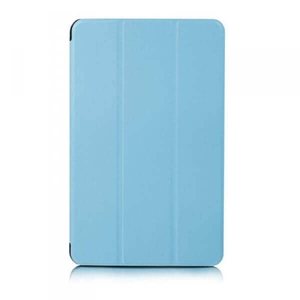 2v1 Smart flip cover + zadný plastový ochranný kryt pre Samsung Galaxy Tab S8 - svetlo modrý