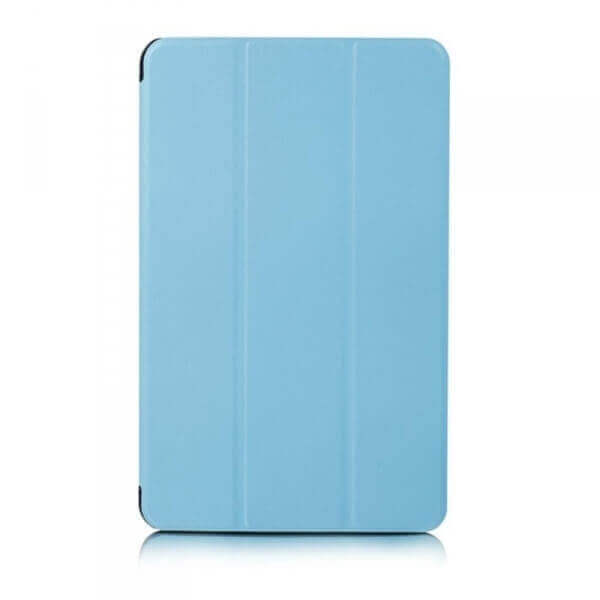 SES 2v1 Smart flip cover + zadný plastový ochranný kryt pre Samsung Galaxy Tab S8 - svetlo modrý 10477
