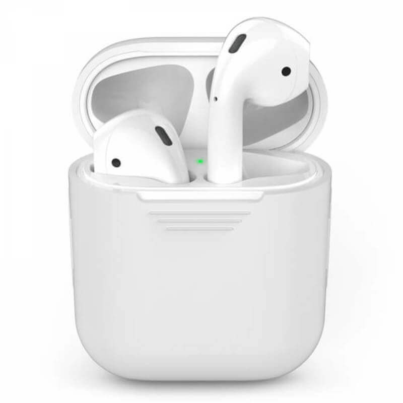 Silikónové ochranné puzdro pre Apple AirPods 3.generace (2021) - biele (3.generácia)