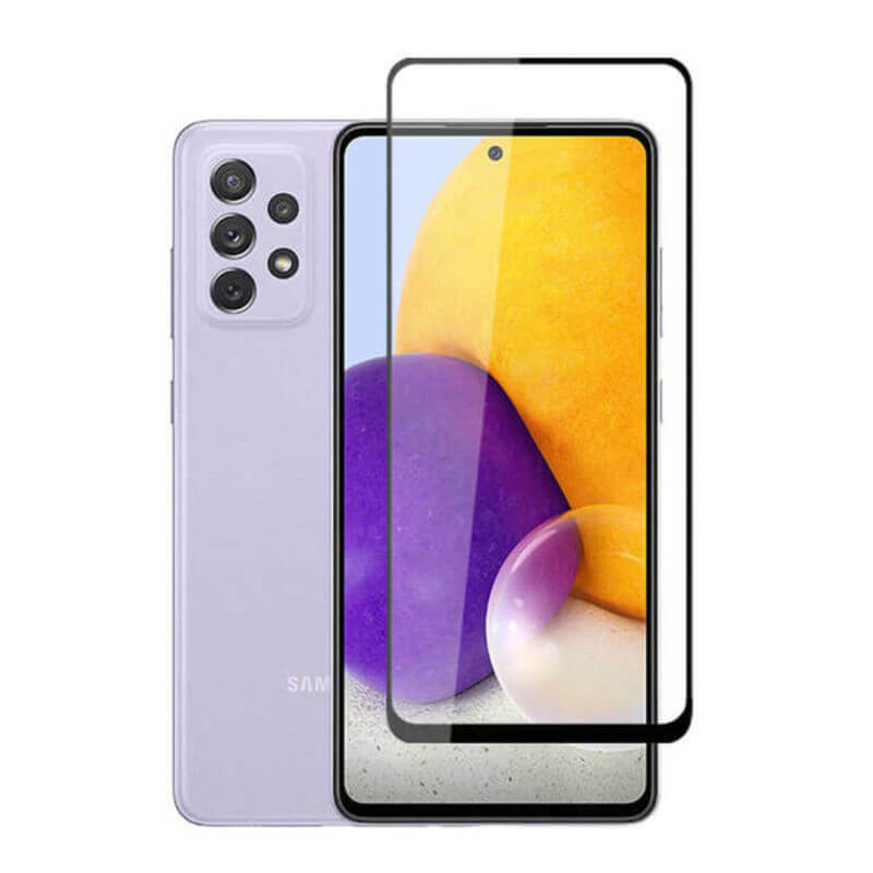 3D ochranné tvrdené sklo s rámčekom pre Samsung Galaxy A53 5G - čierne