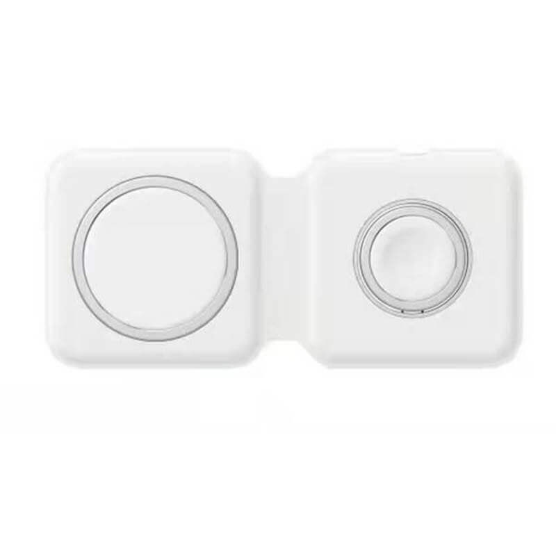 2v1 Bezdrátová nabíječka a dokovací stanice MagSafe pro Apple iPhone, Apple Watch, AirPods (7.série) biela