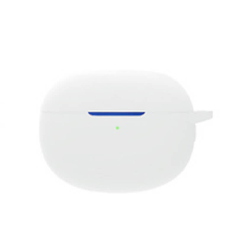 SES Silikónové ochranné puzdro pre Realme Buds Air 3- biele 11233