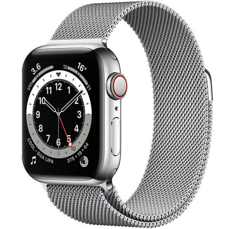 Elegantný kovový pásik pre chytré hodinky Apple Watch 41 mm (8.série) - strieborný