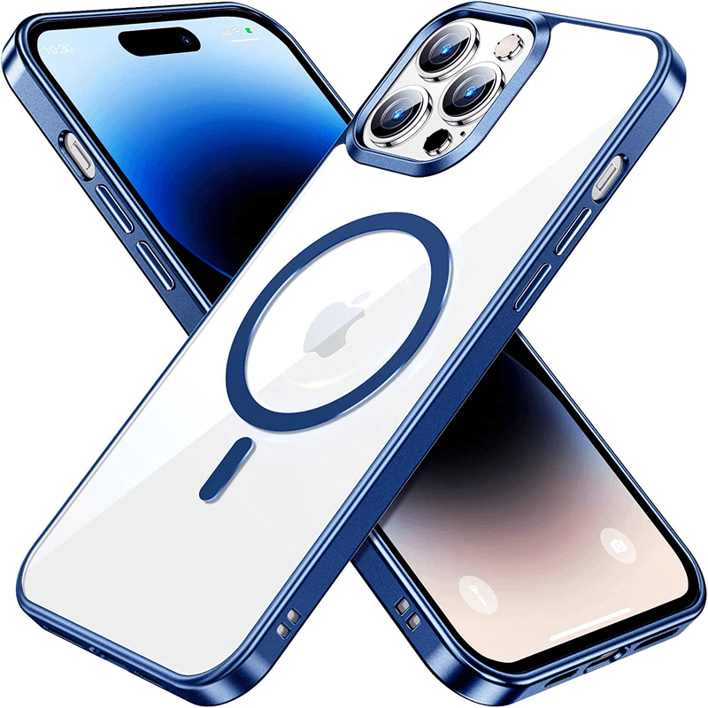 SES MagSafe silikonový kryt pre Apple iPhone XR - tmavo modrý 11846