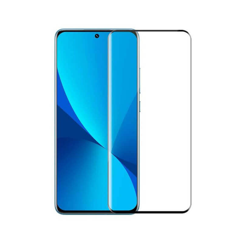 SES 3D ochranné tvrdené sklo s rámčekom pre Xiaomi Redmi Note 12S - čierne 12900