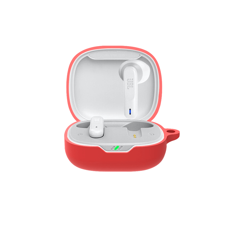 SES Silikónové ochranné puzdro pre JBL Wave 300 TWS- červené 13018
