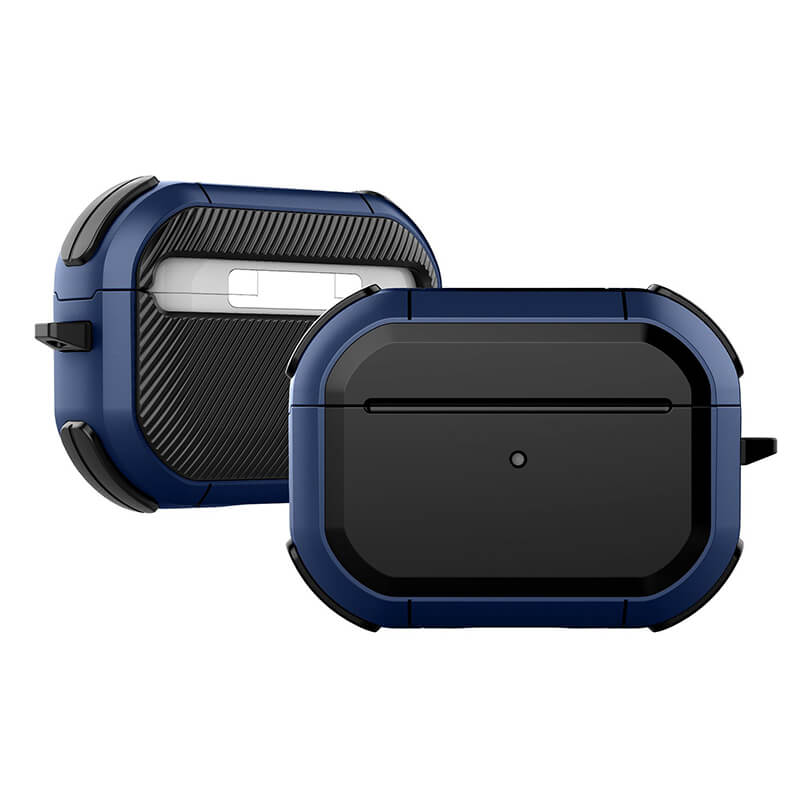 Extra odolné ochranné puzdro pre Apple AirPods Pro (2.generace) - tmavo modré