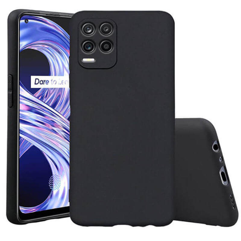 SES Extrapevný silikónový ochranný kryt pre Realme 8i - čierny 13760