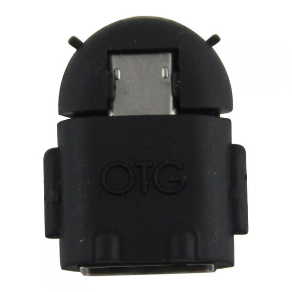 SES USB OTG prepojovací redukcia Android pre Micro USB - čierny 2356