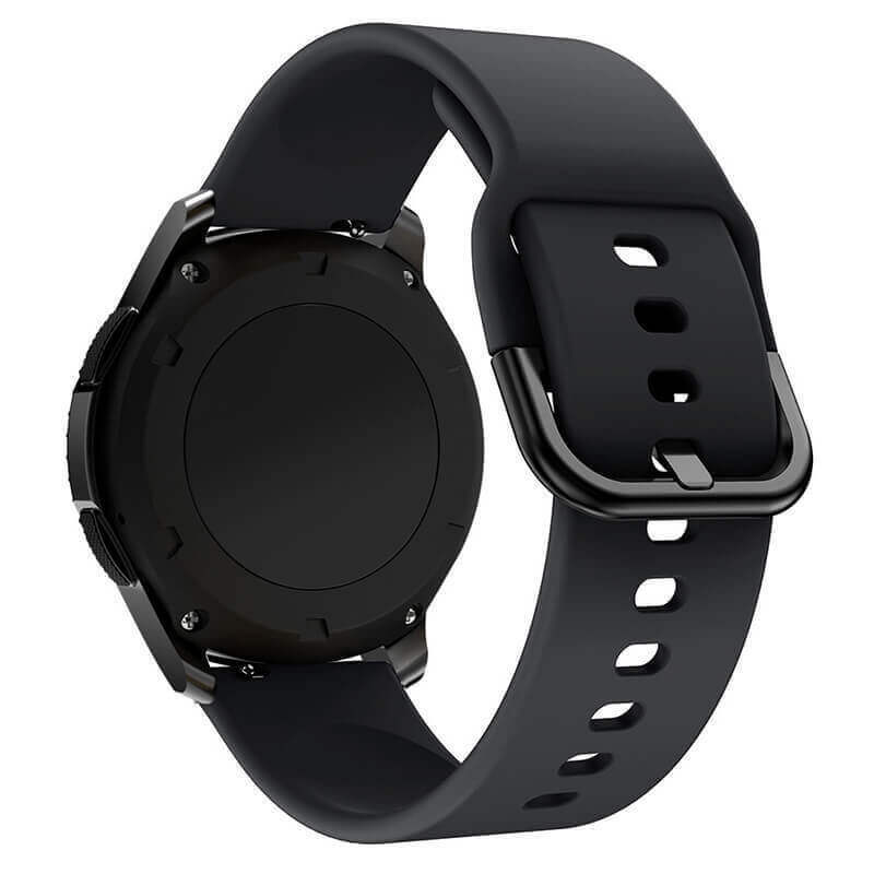 Silikónový remienok pre chytré hodinky Huawei Watch 2 Sport - čierny