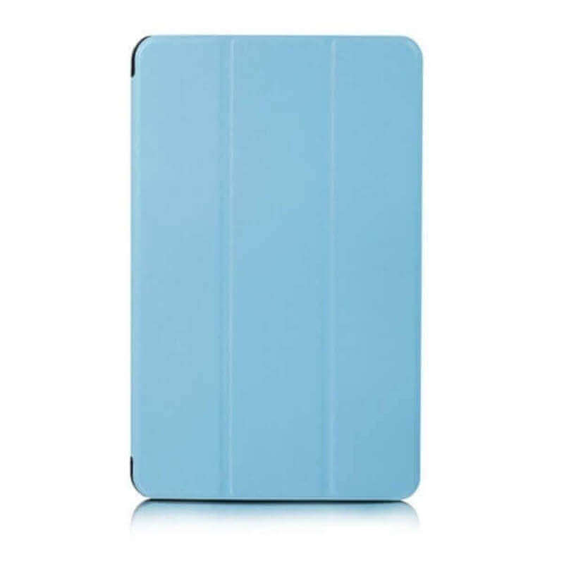 SES 2v1 Smart flip cover + zadný plastový ochranný kryt pre Samsung Galaxy Tab S9 - svetlo modrý 15511