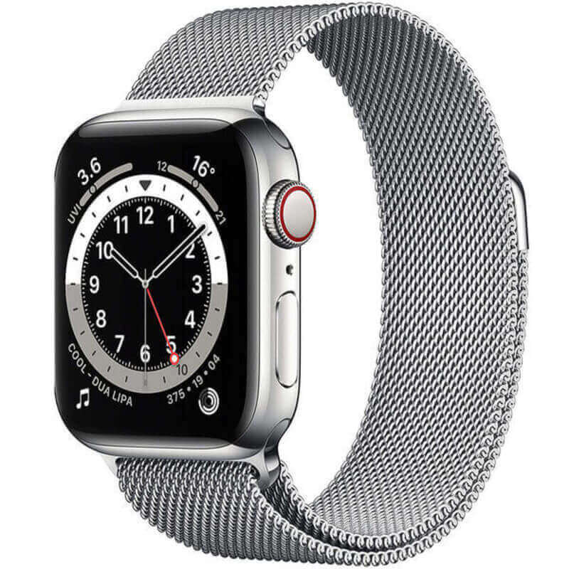 Elegantný kovový pásik pre chytré hodinky Apple Watch 45 mm (9.série) - strieborný