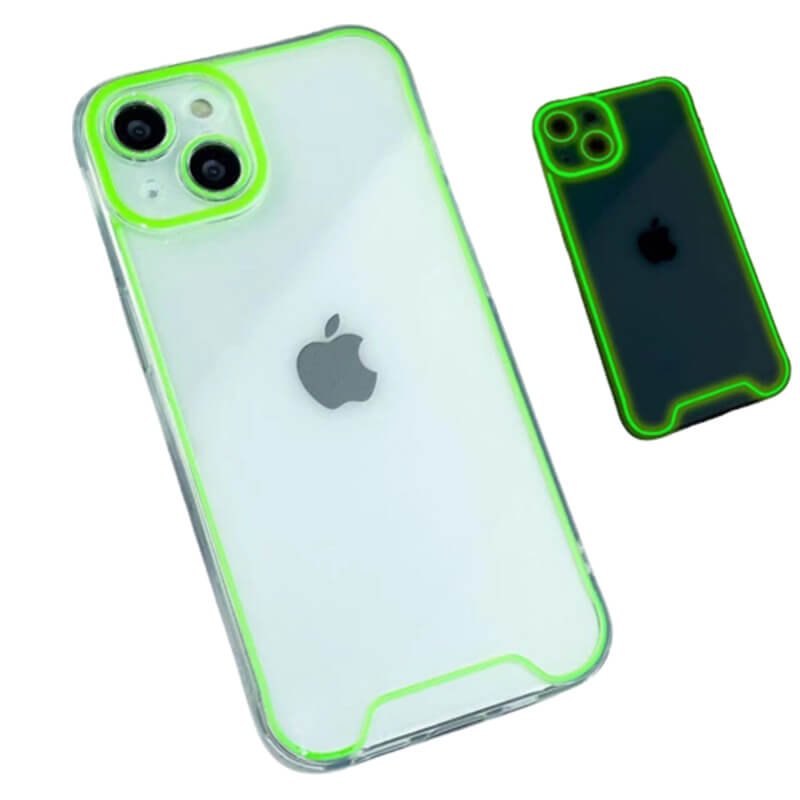 Svietiaci ochranný obal pre Apple iPhone 12 Pro Max - zelený
