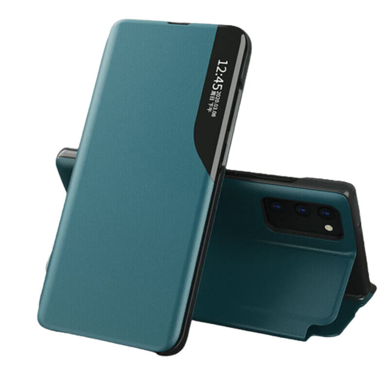 Flipové puzdro pre Samsung Galaxy A52 A525F - tmavo zelené