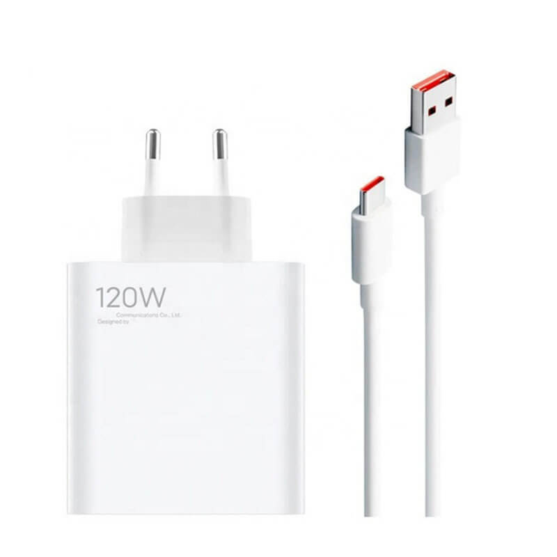 Rýchlonabíjací sieťový adaptér 120W s nabíjacím káblom USB C - biely