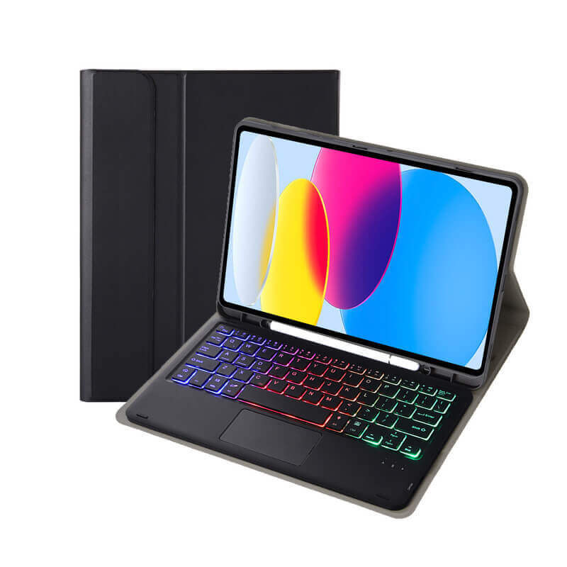 Puzdro s podsvietenou klávesnicou a držiakom na stylus preApple iPad Pro 11" 2020 (2.generace) čierne 15836
