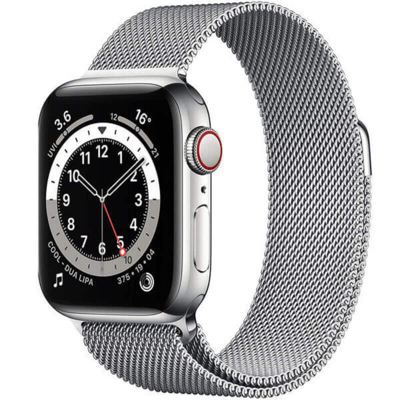 Elegantný kovový pásik pre chytré hodinky Apple Watch SE 44 mm (2023) - strieborný