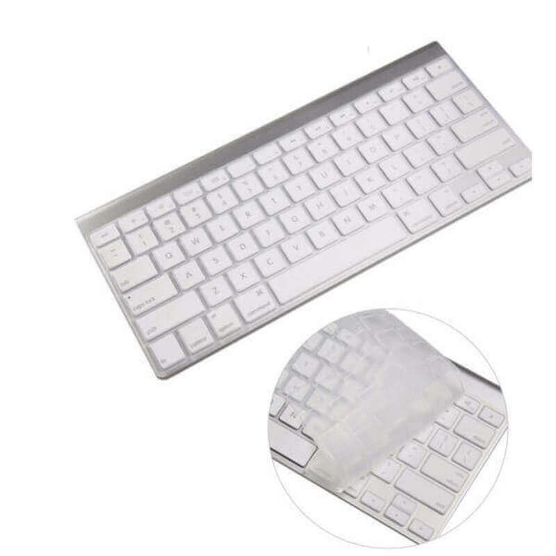 SES Silikónový ochranný obal na klávesnici US verzia pre Apple MacBook Pro 14" (2023, M3 Pro, M3 ) - priehľadný 16370