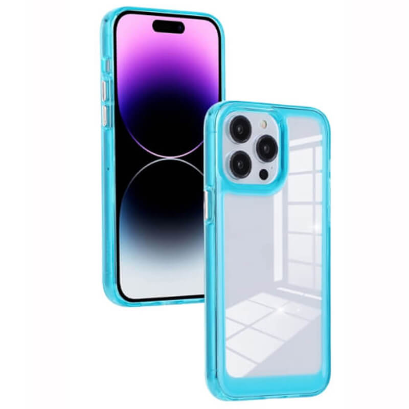 Super odolný ochranný silikónový obal pre Apple iPhone 12 - modrý