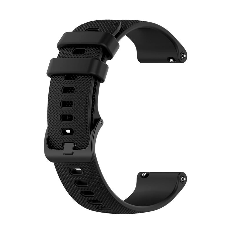 SES Silikónový remienok pre chytré hodinky Garmin VENU 3 - čierny 17119
