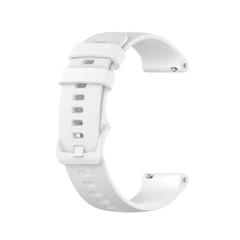 SES Silikónový remienok pre chytré hodinky Garmin VENU 3S - biely 17123