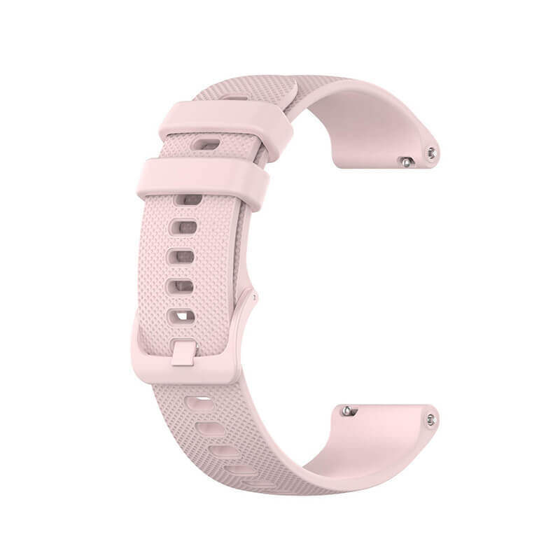 Silikónový remienok pre chytré hodinky Garmin Vivoactive 5 - svetlo ružový