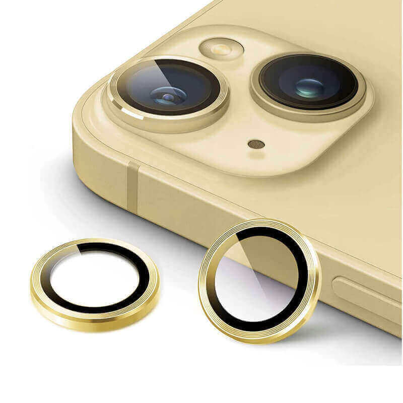 SES Metalické ochranné sklo na šošovku fotoaparátu a kamery pre Samsung Galaxy Z Fold 6 5G F956B 17168 zlaté