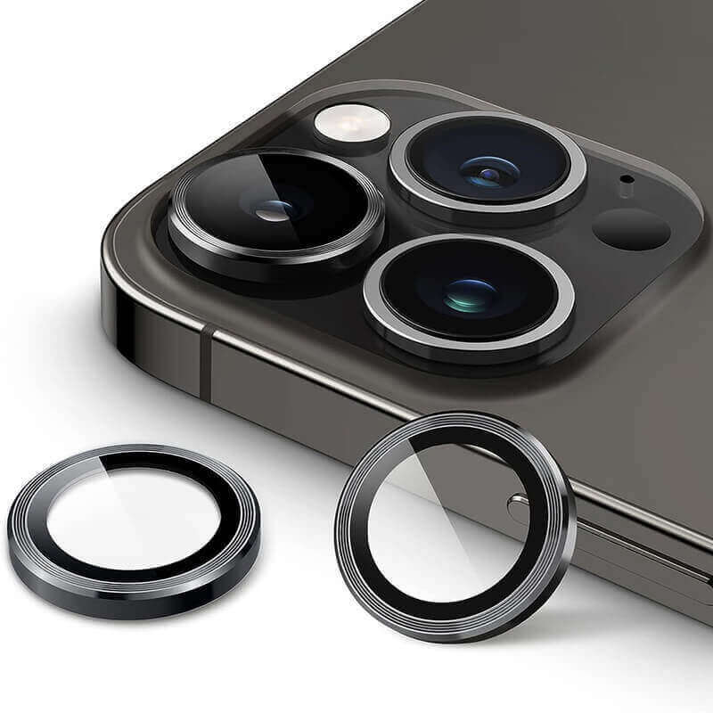SES Metalické ochranné sklo na šošovku fotoaparátu a kamery pre Samsung Galaxy Z Fold 6 5G F956B 17169 čierne