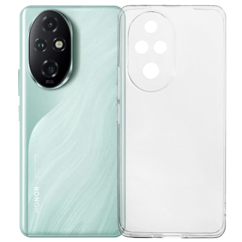 SES Silikónový obal pre Honor 200 Pro 5G - priehľadný 17241