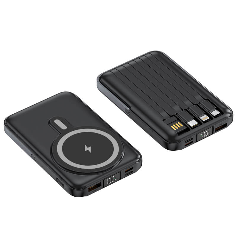 SES Multifunkční powerbanka s Magsafe 10000 mAh - čierna 17261