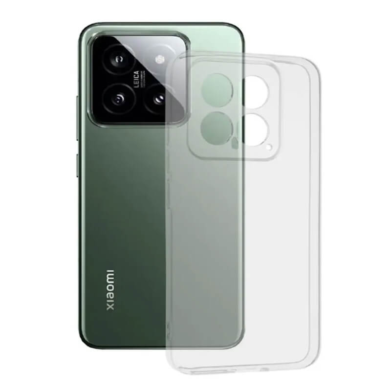 SES Silikónový obal pre Xiaomi 14T - priehľadný 17413