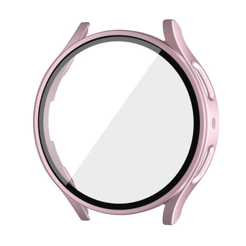 Ochranný kryt se sklem pro Samsung Galaxy Watch 7 FE - svetlo ružový
