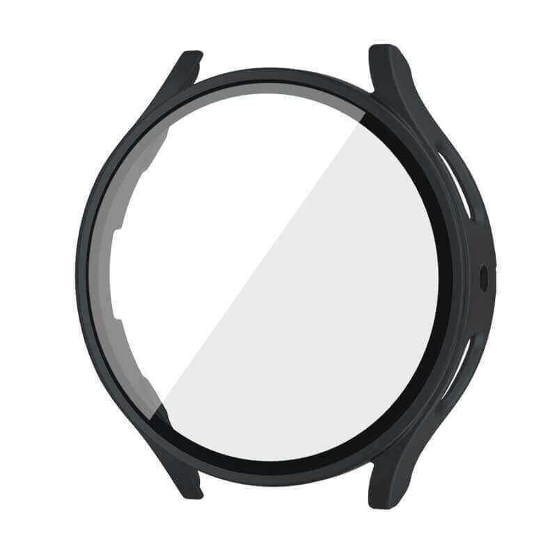 Ochranný kryt se sklem pro Samsung Galaxy Watch 7 44 mm - čierny