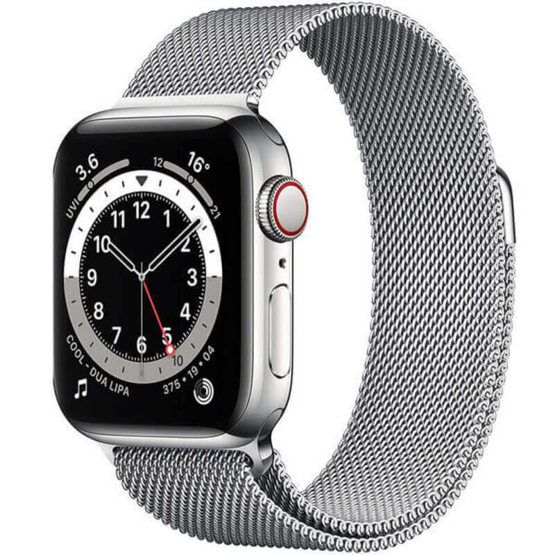 Elegantný kovový pásik pre chytré hodinky Apple Watch 41 mm (9.série) - strieborný