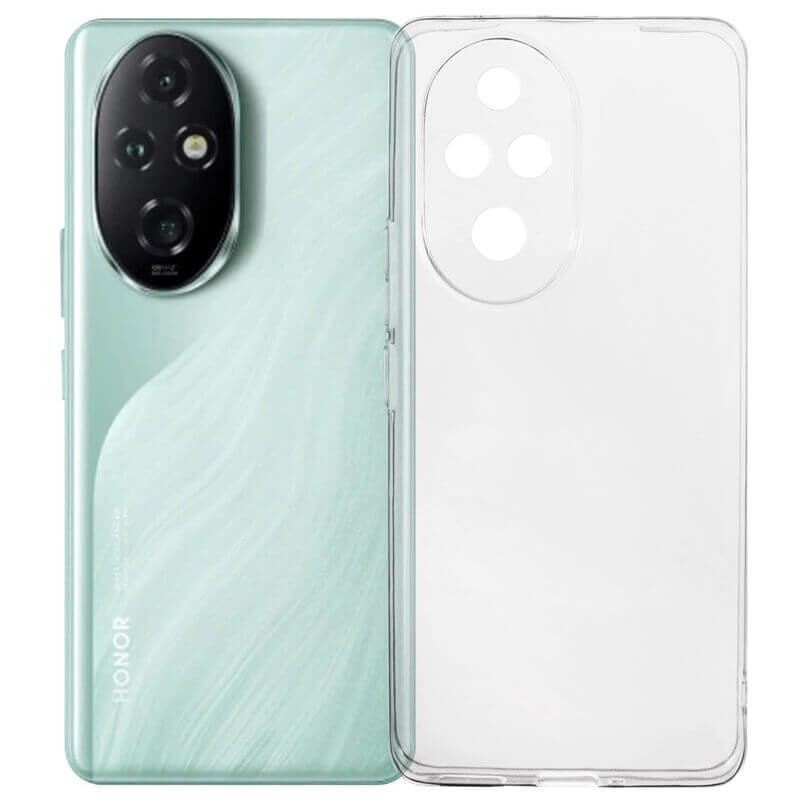 SES Silikónový obal pre Honor 200 Smart - priehľadný 17711