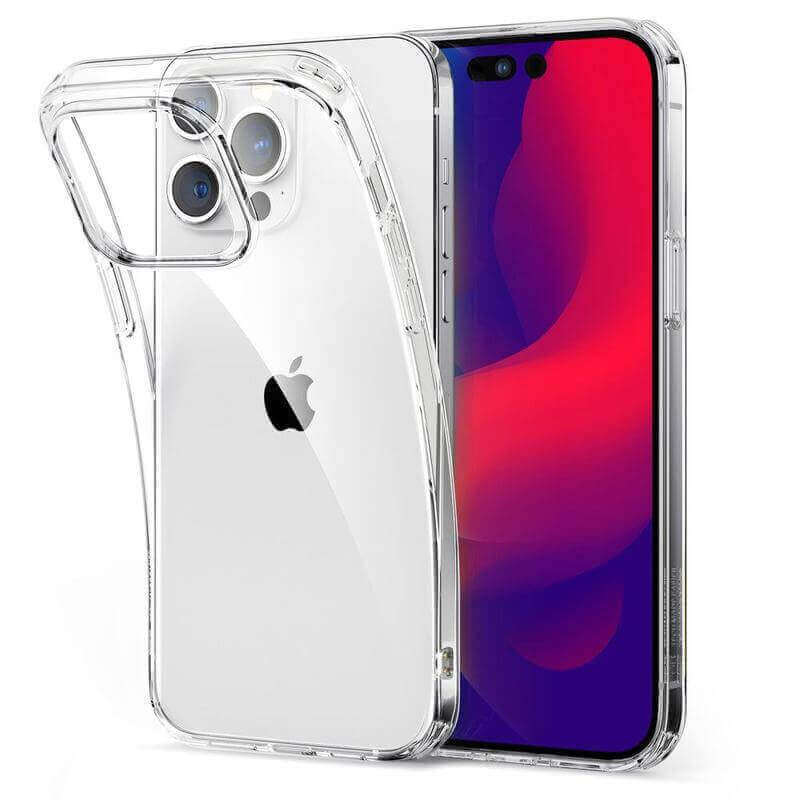 SES Silikónový obal pre Apple iPhone Air - priehľadný 17824
