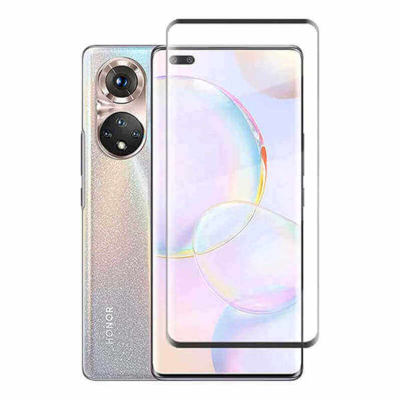 SES 3D ochranné tvrdené sklo pre Honor 400 5G - čierne 17924