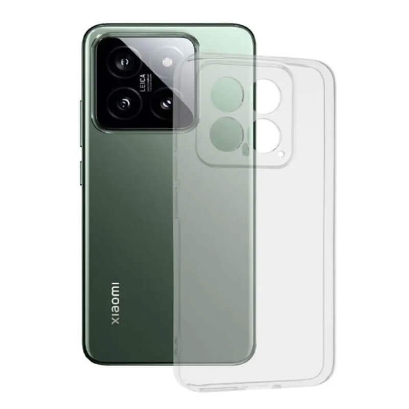 SES Silikónový obal pre Xiaomi 15T Pro - priehľadný 18000