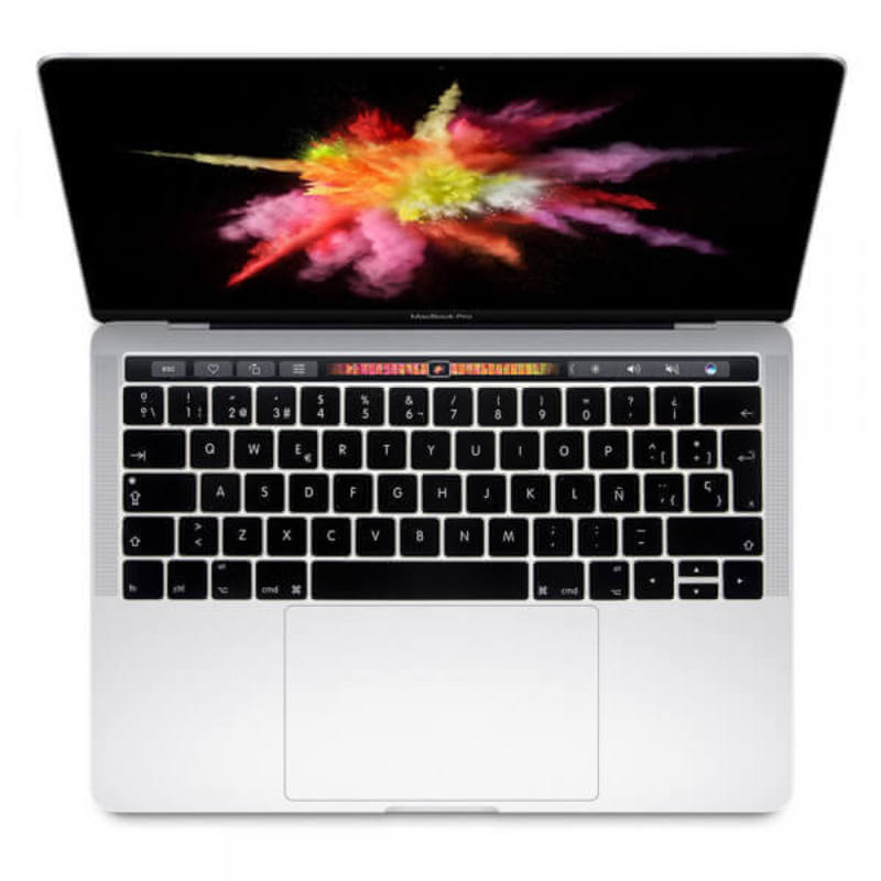 Silikónový ochranný obal na klávesnici EÚ verzia pre Apple MacBook Pro 14" (2026,M5) - čierny