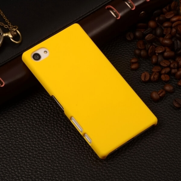 Plastový obal pre Sony Xperia Z5 - žltý